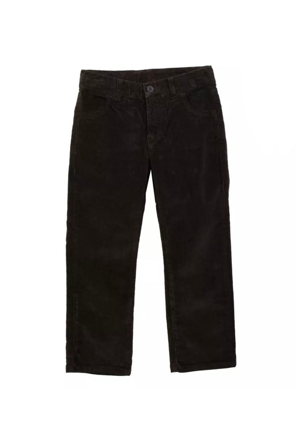 DOUUOD Corduroy Trousers With Back Embroidered Logo