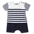 Absorba Baby Boys Navy Striped Shorts Set