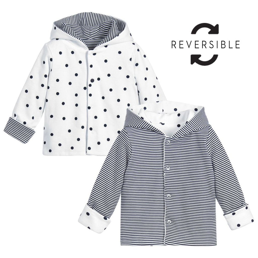 Absorba Reversible Baby Girls Pram Coat Petit MiMi