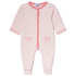 Absorba Baby Girls Pink Quilted Babygrow With Pockets