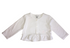 Absorba Baby Girl White Top Cardigan With Logo