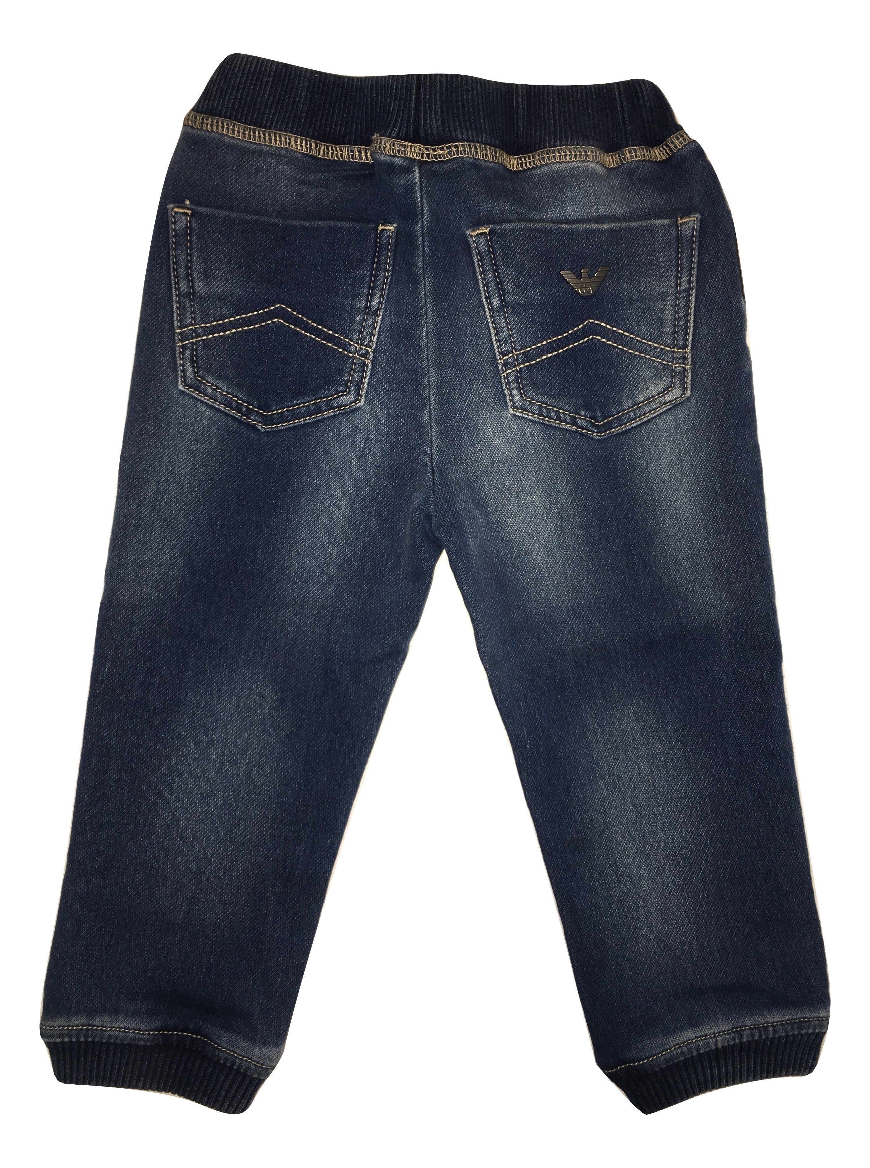 Armani Boys Blue Jeans With Petit MiMi