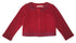 Blumarine Girls Red Cardigan With Sparkle