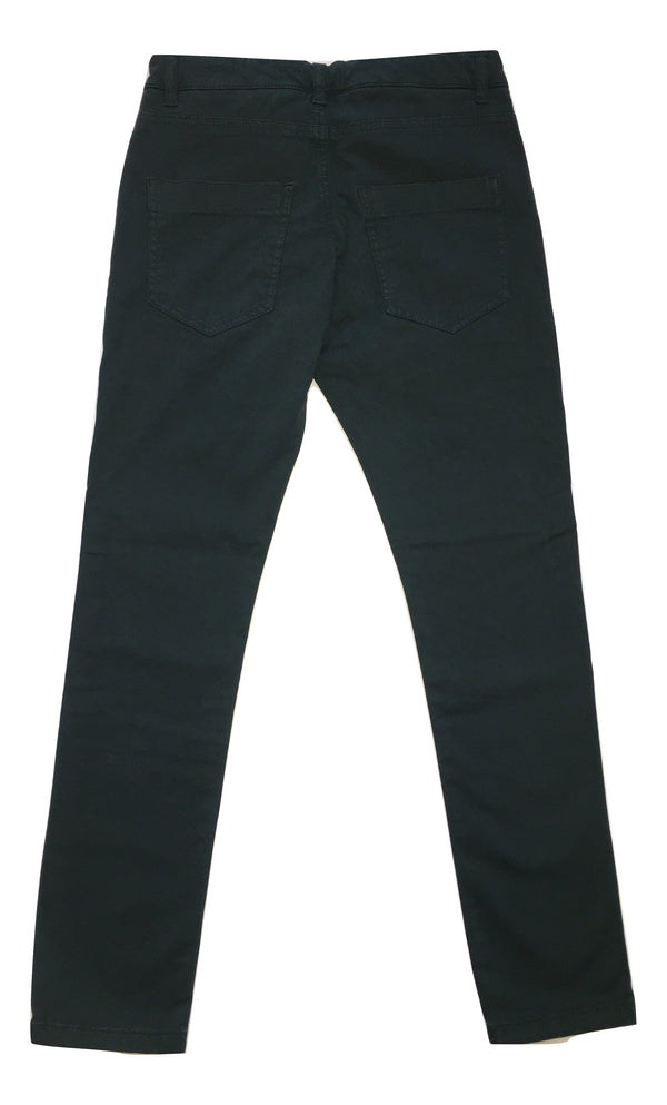 Daniele Alessandrini Boys Darker Green Trousers With Logo