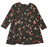 Dolce & Gabbana Girls Lady Bug Brown Dress With Colourful Flowers
