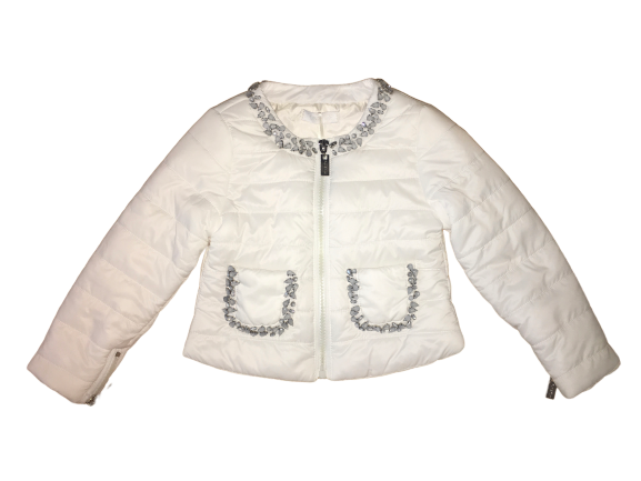 Fun Fun Girls White Padded Jacket