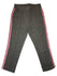 Gaialuna Girls Grey Trousers With Side Pink Stripes And Pockets