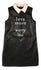 Gaialuna Girls Black Dress Leather - Like With Front White Text And Collar
