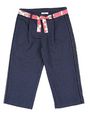 Gaialuna Girls Casual Blue Trousers With Side Stripes