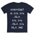 HARMONT & BLAINE Boys T-Shirt Navy Blue With Front Bla Bla Print