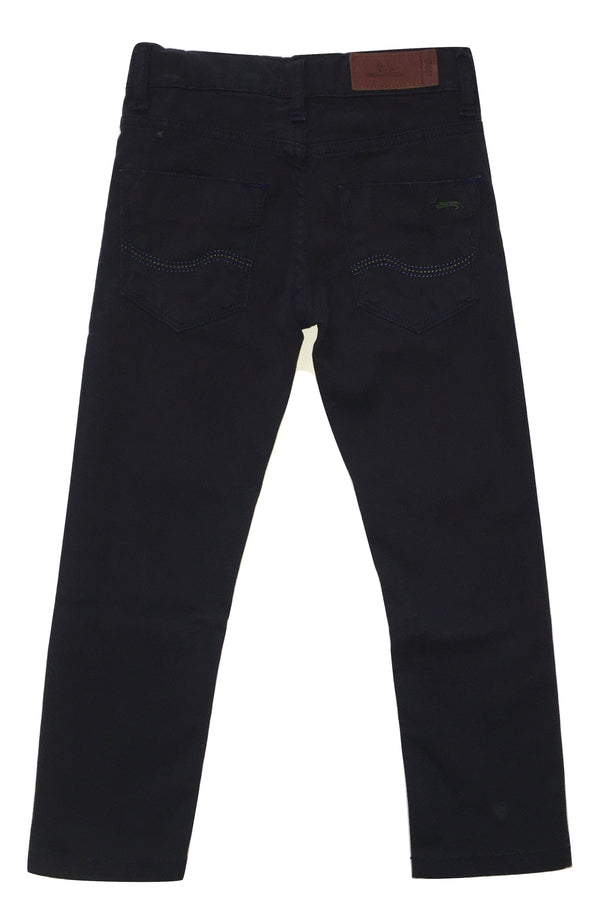 Harmont & Blaine Boys Navy Blue Trousers With Back Logo
