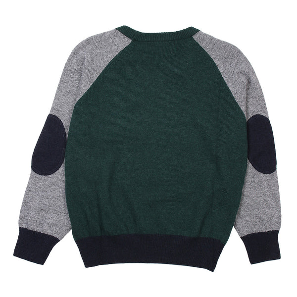 Harmont & Blaine Boys Green/ Grey / Blue  Knitted Sweater