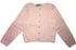 Harmont & Blaine Girls Pink Cardigan With Silver Polka Dots