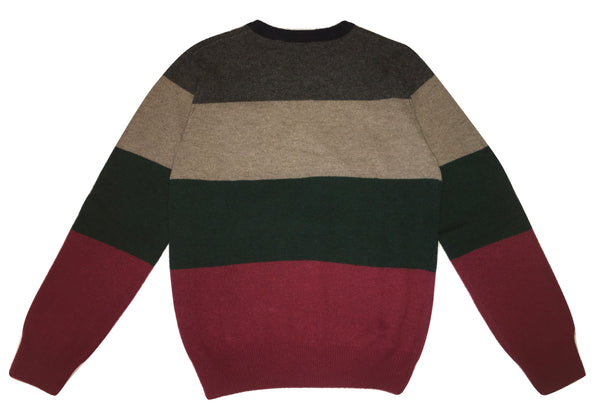 Harmont & Blaine Boys Multicolour Stripped Knitted Sweater