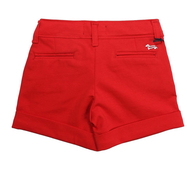 Harmont & Blaine Girls Red Shorts With Logo