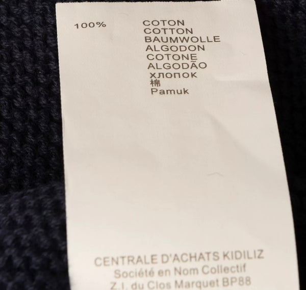 ABSORBA Blue Knitted Cardigan 100% Cotton With Button Closure