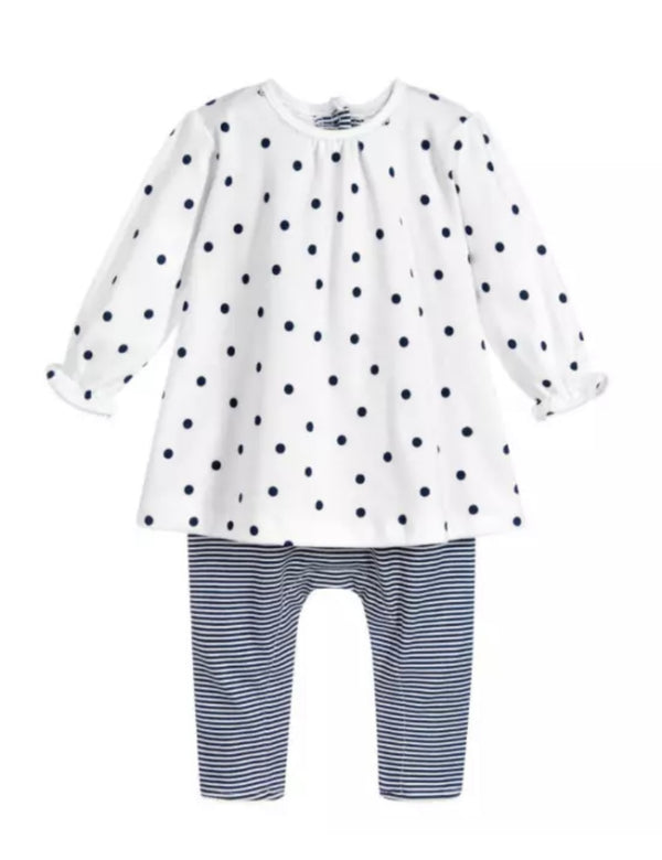 ABSORBA Baby Girl Babygrow Stripped & Spotted 100% Cotton