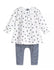 ABSORBA Baby Girl Babygrow Stripped & Spotted 100% Cotton