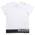 JOHN GALLIANO Boys White T-Shirt With Coated Logo