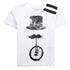 JOHN GALLIANO Boys White T-Shirt With Front Logo