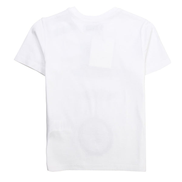 JOHN GALLIANO Boys White T-Shirt With Front Logo