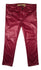 John Galliano Girls Red Skinny Trousers With Logo