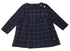 The Kapricciosa Baby Girls Navy Blue Dress With Back Buttons