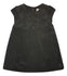 Lili Gaufrette Baby Girls Darker Grey Dress With Bow