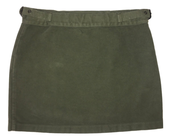 Le petit coco Girls Green Military Skirt