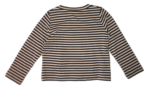 Liu Jo Baby Girls Black And Pinkish Striped Top