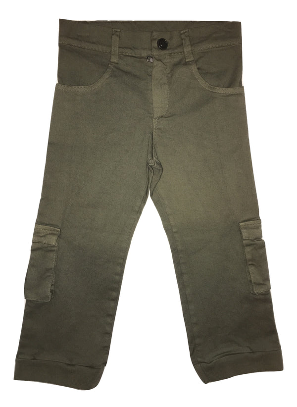 Le petit coco Boys Military Green Trousers