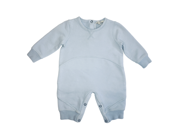 Le petit coco Light Blue Footless Babygrow