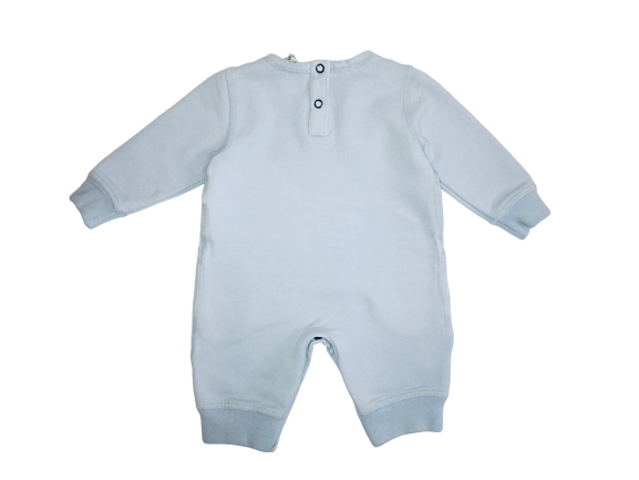 Le petit coco Light Blue Footless Babygrow