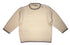 Le petit coco Baby Cream And Grey Wool Jumper