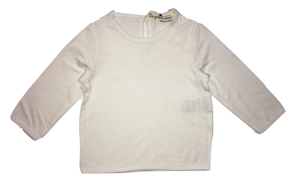 Le petit coco Baby Girls White And Comfy Top