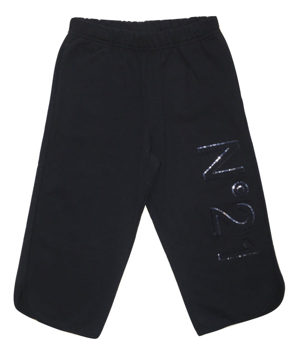 Numero 21 Girls Navy Blue Trousers With Front Logo