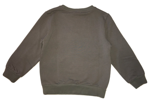 Peuterey Boys Grey Sweater With Front Logo