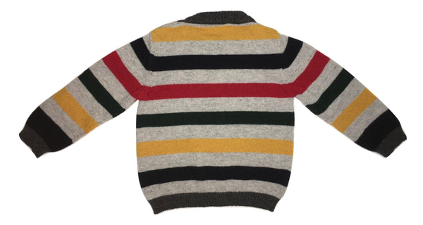 Peuterey Baby Boys Multi Colour Striped Jumper With Logo