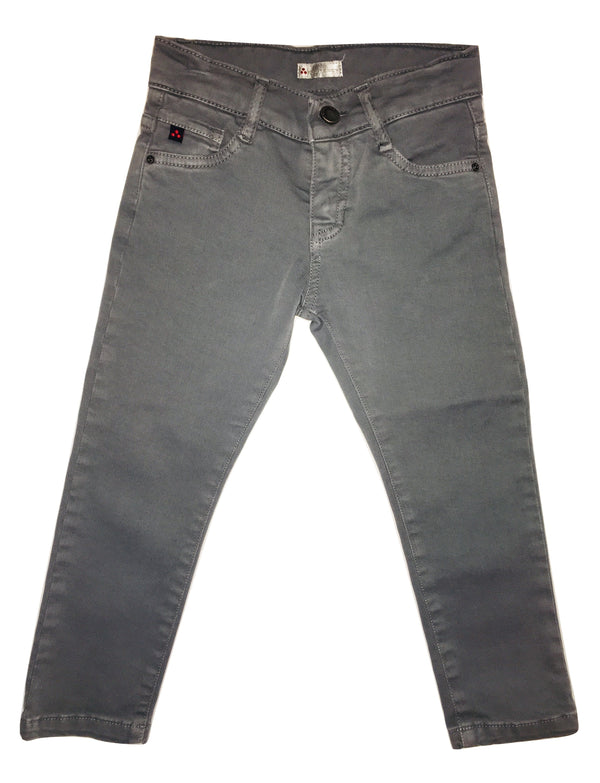 Peuterey Boys Grey Jeans With Logo