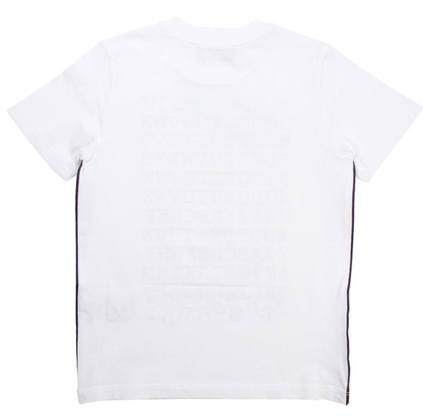 TRUSSARDI Boys White T-Shirt With Front Logo