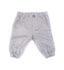 ALETTA Baby Boy Grey Cuffed Trousers With Herringbone Pattern