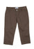 TWIN-SET Girls Brown Trousers With Rhinestoned Logo