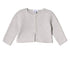 ABSORBA Grey Knitted Cardigan 100% Cotton With Button Closure