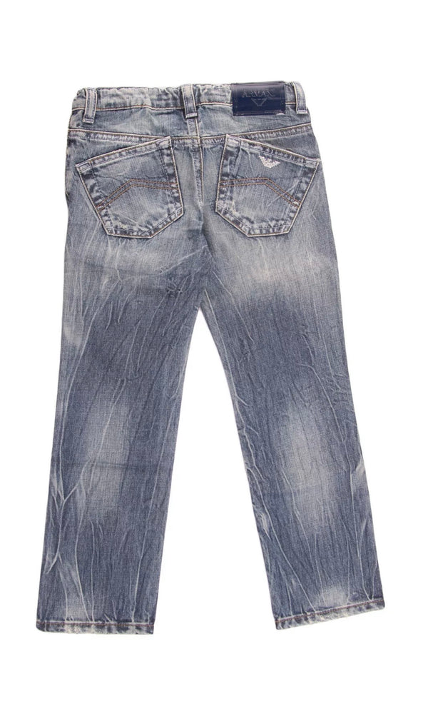 ARMANI Junior Jeans With Embellished Logo