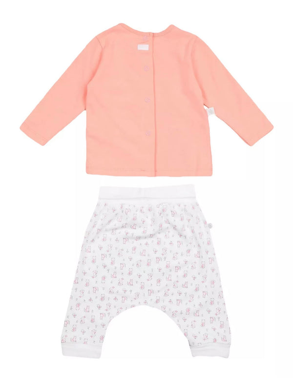 ABSORBA Baby Girl Top & Trousers Set With Animal Pattern