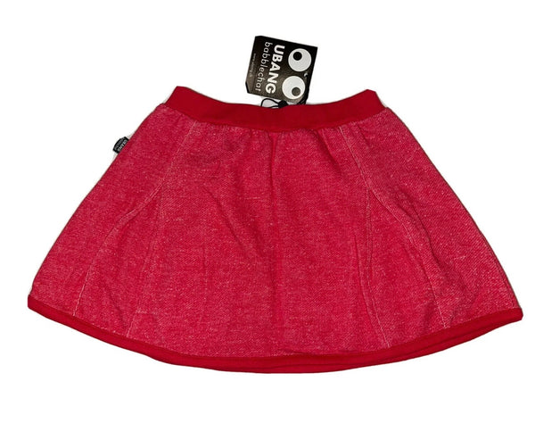 UBANG Girls Organic Cotton Red Skirt