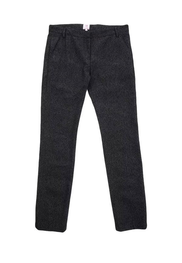 MAURO GRIFONI Black Chino Trousers With Dots