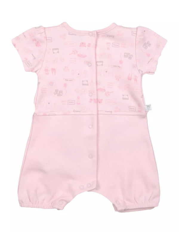 ABSORBA Baby Girl Pink Romper With Logo