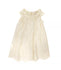 MICROBE by MISS GRANT Girls Ivory Floral Lace Dress