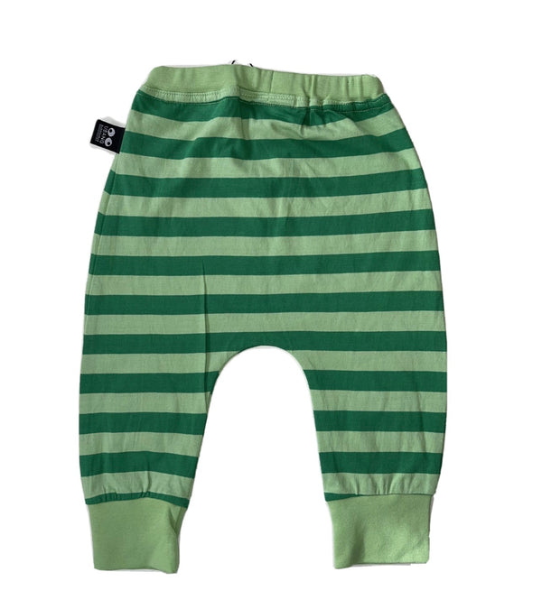 UBANG Baby Stripped Green Soft Organic Bottoms